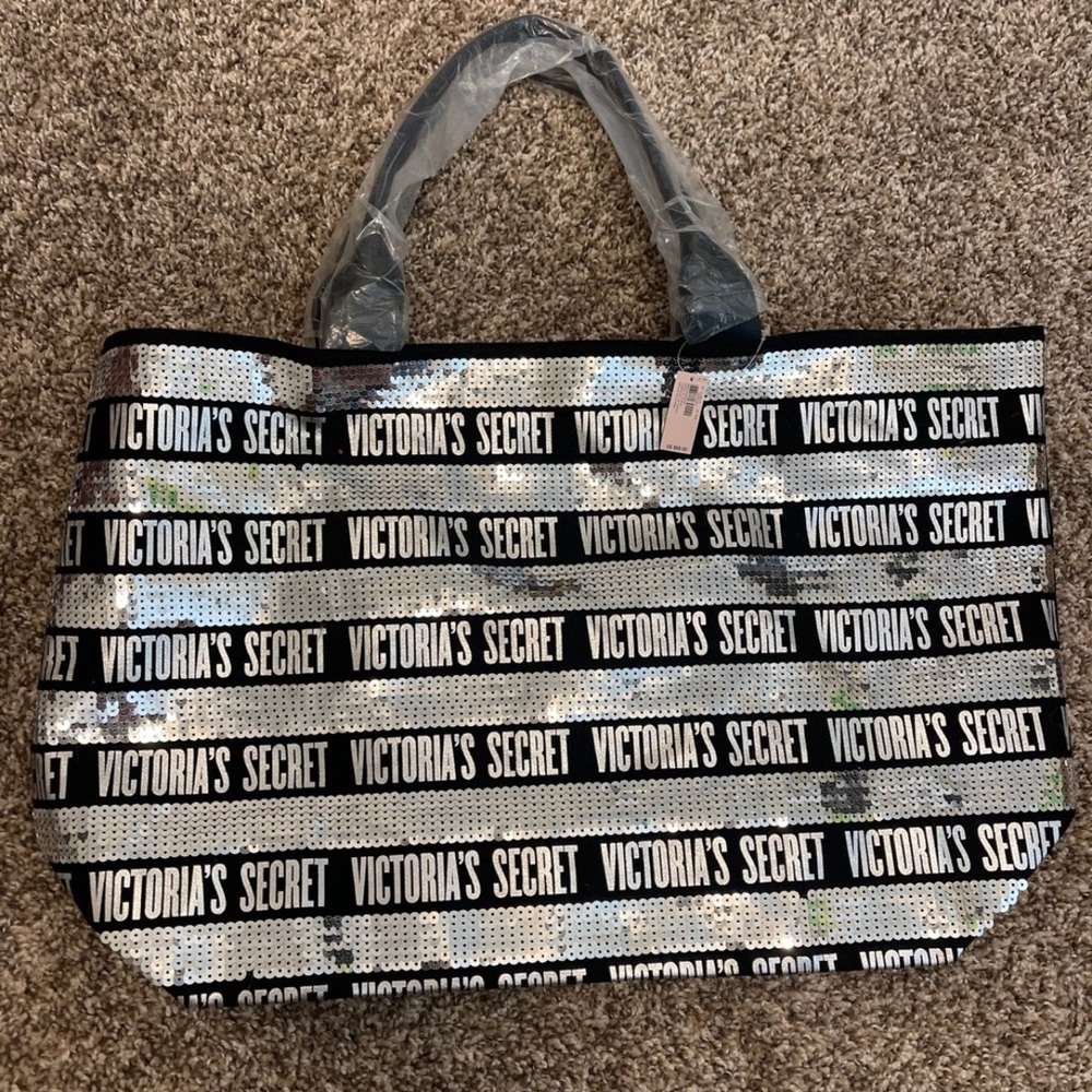Victoria's Secret tote bag with mini handbag